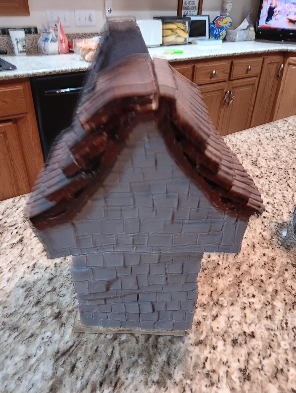 Ceramic Mansion Sculpture - Picture 4 of 4